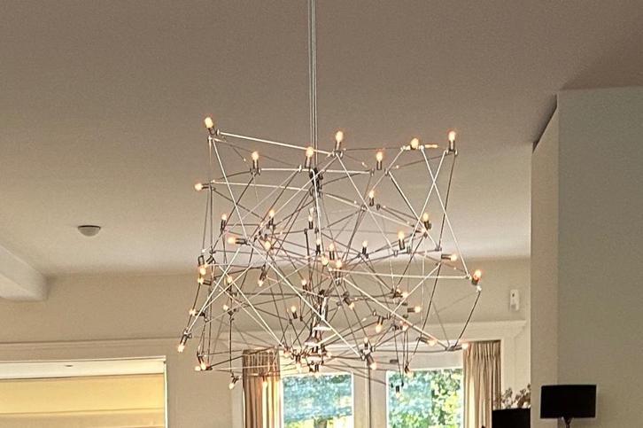 Quasar Universe Grande eetkamer plafondlamp, Huis en Inrichting, Lampen | Plafondlampen, Zo goed als nieuw, Metaal, Ophalen