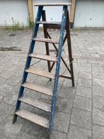 Voor- oorlogse vintage houten trapje, Ophalen of Verzenden, Gebruikt, Trap, Minder dan 2 meter