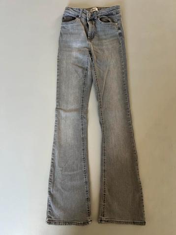Flared broek grijs - Maat S (32) beschikbaar voor biedingen