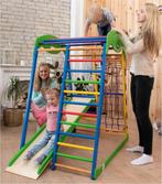 Klimdriehoek met glijbaan & klimnet van hout, Kinderen en Baby's, Speelgoed | Houten speelgoed, Ophalen, Zo goed als nieuw, Meubelstuk of Keukentje