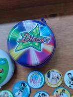 Disco's muziekschijfjes met DJ speler en hoesje, Verzamelen, Supermarktacties, Ophalen of Verzenden