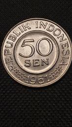 50 Sen 1961 Indonesië, Postzegels en Munten, Munten | Azië, Zuidoost-Azië, Ophalen of Verzenden, Losse munt