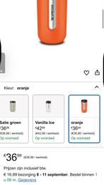 Nespresso Travel Mug Oranje - 400 ml, Ophalen of Verzenden, Zo goed als nieuw