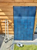 Zonnepaneel met omvormer en kabels, Doe-het-zelf en Verbouw, Ophalen, Gebruikt