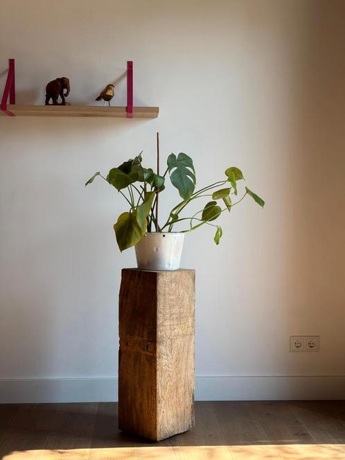 Robuuste massief eiken zuil, Huis en Inrichting, Woonaccessoires | Zuilen en Pilaren, Nieuw, Ophalen