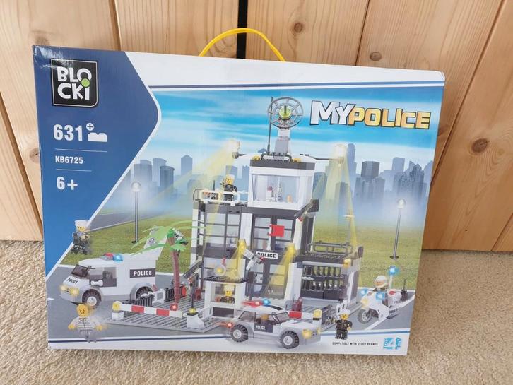 5 dozen namaak Lego bricks - Politie thema, Kinderen en Baby's, Speelgoed | Bouwstenen, Gebruikt, Overige merken, Ophalen