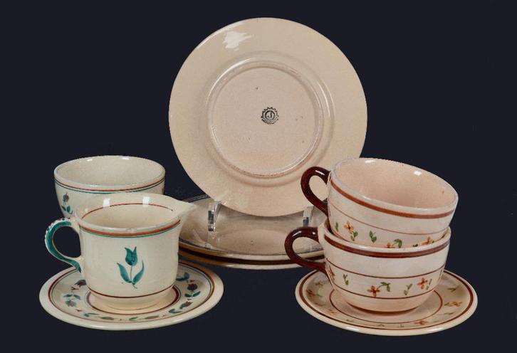 Jan Oosterman - collectie gebruiksaardewerk 1945 - 1949, Antiek en Kunst, Antiek | Keramiek en Aardewerk, Ophalen of Verzenden