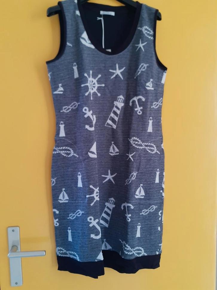 Dolcezza zomerjurk maat M nieuw, Kleding | Dames, Jurken, Nieuw, Maat 38/40 (M), Blauw, Knielengte, Ophalen of Verzenden