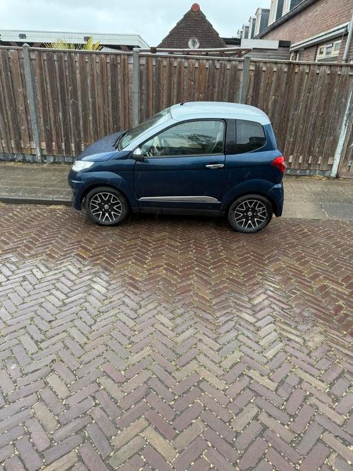 Aixam city prenium met airco, Auto's, Aixam, Particulier, Diesel, Blauw, Kunstmatig leder, Voorwielaandrijving, Dealer onderhouden