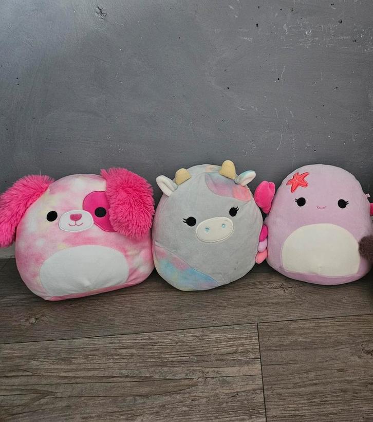 Knuffelverzameling: Beanie Boo, Squishmallow & meer!, Kinderen en Baby's, Speelgoed | Knuffels en Pluche, Zo goed als nieuw, Overige typen