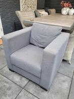 Grijze stoffen fauteuil, Ophalen of Verzenden