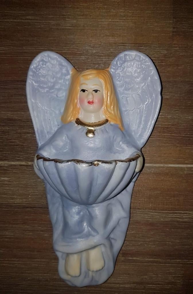 Wijwaterbakje, ENGEL. Nieuw in verpakking!, Antiek en Kunst, Antiek | Religie, Ophalen of Verzenden