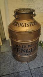 antiek groot blik drogisterij in den engel, Antiek en Kunst, Ophalen of Verzenden