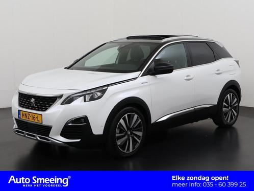 Peugeot 3008 1.6 HYbrid4 300 GT | Panoramadak | Leder | Memo, Auto's, Peugeot, Bedrijf, Te koop, 4x4, ABS, Achteruitrijcamera
