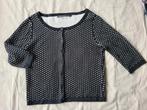 Top/kort vestje M. Halflange mouw. zwart-wit. Steps., Ophalen of Verzenden, Zo goed als nieuw, Zwart, Lange mouw