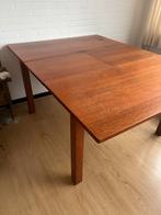 Vintage Massief Hardhouten Eettafel – 162120 cm, Huis en Inrichting, Tafels | Eettafels, Gebruikt, 100 tot 150 cm, Eikenhout, Ophalen of Verzenden