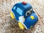 Clementoni belbebe politieauto rubber, rijdt wel, 11 cm, Ophalen of Verzenden, Gebruikt