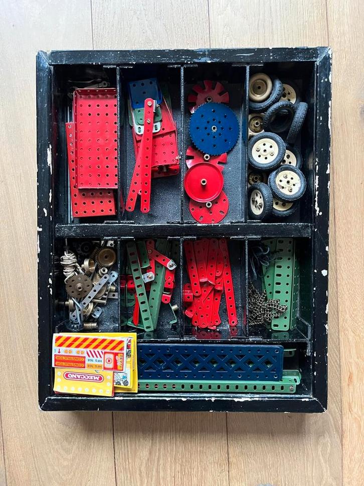 Vintage Mecano Constructor Bouwdoos, Antiek en Kunst, Antiek | Speelgoed, Ophalen