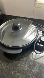 Elektrische hapjespan 1500w, Ophalen of Verzenden, Gebruikt, Overige materialen, Koekenpan of Braadpan