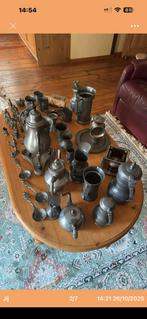 Tin kannen vaasjes beeltjes, Antiek en Kunst, Ophalen of Verzenden