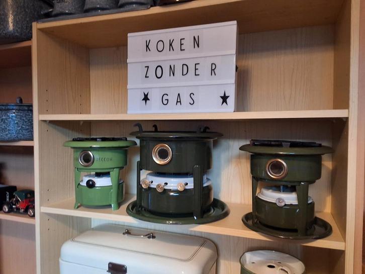 👌Compl. rooster/kijkglas/lont / heel oliereservoir 12 f., Antiek en Kunst, Antiek | Emaille, Ophalen of Verzenden