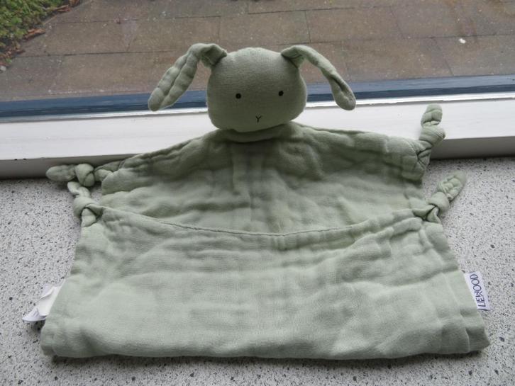 Knuffeldoek konijn merk Liewood designed in Denmark, Kinderen en Baby's, Speelgoed | Knuffels en Pluche, Zo goed als nieuw, Konijn