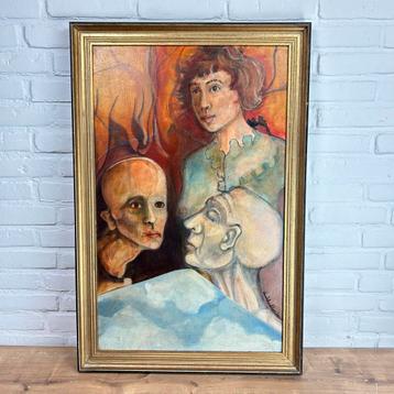 Abstract Schilderij van Jac vandeKerckhove beschikbaar voor biedingen