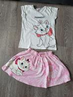 Roze rokje + Wit t- shirt van Marie van de Aristocats, C&A, Meisje, Ophalen of Verzenden, Zo goed als nieuw