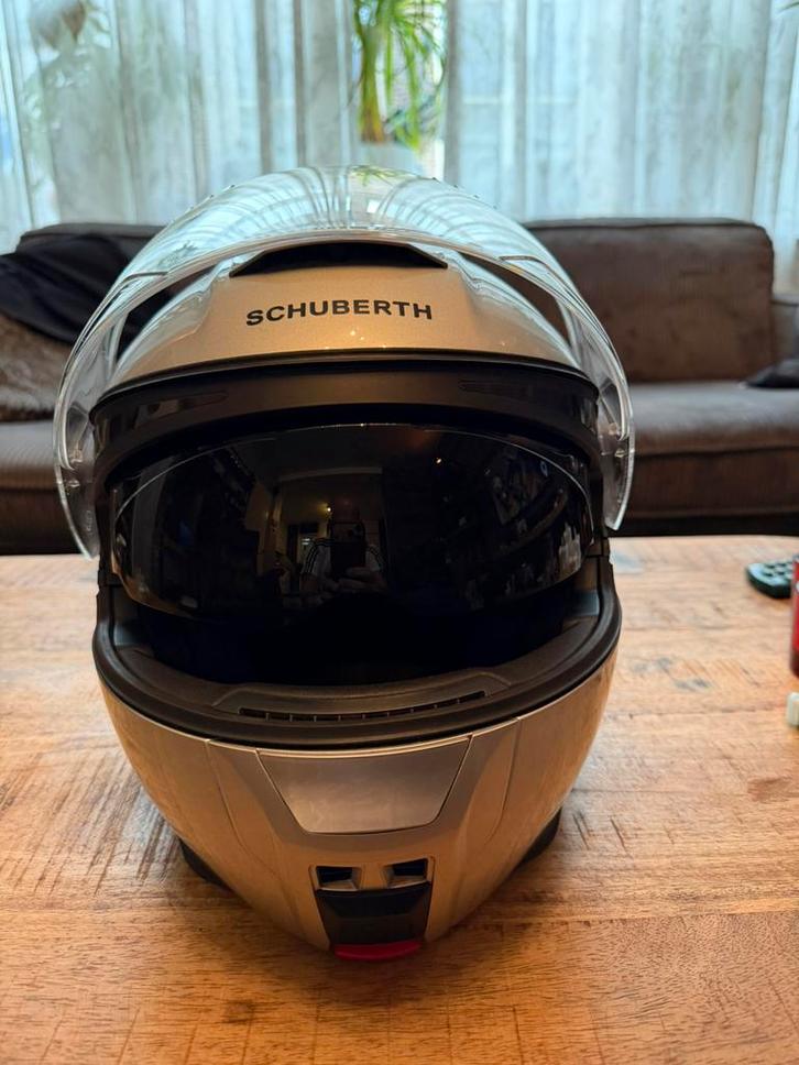 PRIJSVERLAGING 🎅 Schuberth  c5 , sc2 headset mesh mt M / 57, Motoren, Kleding | Motorhelmen, Dames, Heren, Systeemhelm, M, Overige merken