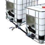 IBC Koppelset met 3/4” kogelkraan en 25 mm buis, 150 liter of meer, Ophalen of Verzenden, Nieuw, Kunststof
