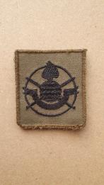 Borstembleem KCT zwart, Ophalen of Verzenden, Landmacht, Nederland, Embleem of Badge