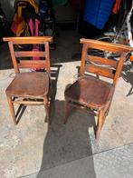 Kerkstoelen, 2 stuks, 19e eeuws, Ophalen, Gebruikt, Twee, Bruin