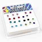 925 Sterling Zilver 3mm Neuspiercing van Verschillende Kleur, Birgitta-Gracht 33, 6465 EL Kerkrade, Nederland, Verzenden, Nieuw