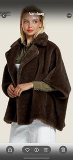 Alter Ego Elin, fake fur mantel/cape, Kleding | Dames, Maat 38/40 (M), Bruin, Ophalen of Verzenden, Nieuw