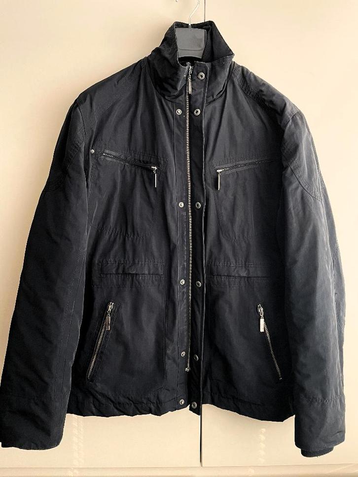 RESET, zwarte heren winterjas, mt 54, Kleding | Heren, Jassen | Winter, Gedragen, Maat 52/54 (L), Zwart, Ophalen of Verzenden