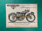 Motobécane Motorcycle Advertentie 1948 FRA (Origineel), Ophalen of Verzenden, 1920 tot 1940, Knipsel(s)