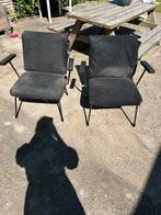 Gispen 1401 vintage chair, Huis en Inrichting, Stoelen, Ophalen, Gebruikt, Twee, Zwart