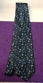 Eduard Pelger blauwe stropdas 100% zijde met vlinders 34180