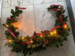 KERST Guirlande met licht Vintage ca 1980 ., Diversen, Kerst, Ophalen of Verzenden, Gebruikt