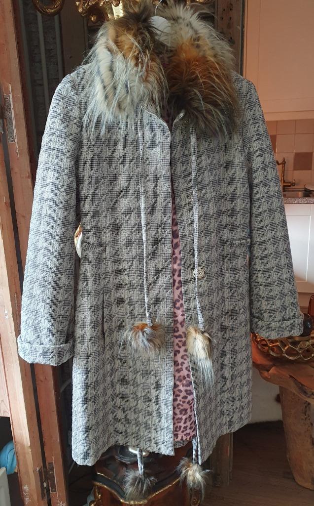 Prachtige  jas daite nieuw, Kleding | Dames, Jassen | Winter, Nieuw, Maat 36 (S), Grijs, Ophalen of Verzenden