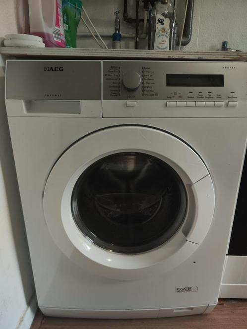 washing machine, Witgoed en Apparatuur, Wasmachines, Zo goed als nieuw, Voorlader, 6 tot 8 kg, 95 cm of meer, 1200 tot 1600 toeren