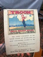 Troon reclamebord metaal, Verzamelen, Ophalen of Verzenden, Zo goed als nieuw, Reclamebord