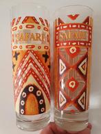 2x safari glas longdrinkglas, Ophalen of Verzenden, Zo goed als nieuw