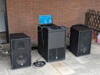 GRF actieve PA set 2 toppen en 1 sub, Gebruikt, Overige typen, 120 watt of meer, Ophalen