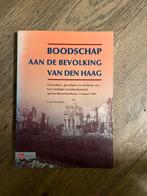 C. Tinschert - Boodschap aan de bevolking van Den Haag, Boeken, Geschiedenis | Wereld, C. Tinschert, Ophalen of Verzenden, Zo goed als nieuw