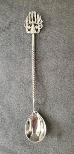 Zilveren lepeltje met fijn smeedwerk - MK 925, Antiek en Kunst, Ophalen of Verzenden