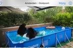 Bestway steelpro opzetzwembad 400x211x81cm, zeer goede staat, Ophalen, 200 tot 300 cm, 80 tot 120 cm, Zo goed als nieuw