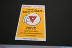 sticker ROVO verkeersveiligheid overijssel kwestie meedenken, Ophalen, Zo goed als nieuw