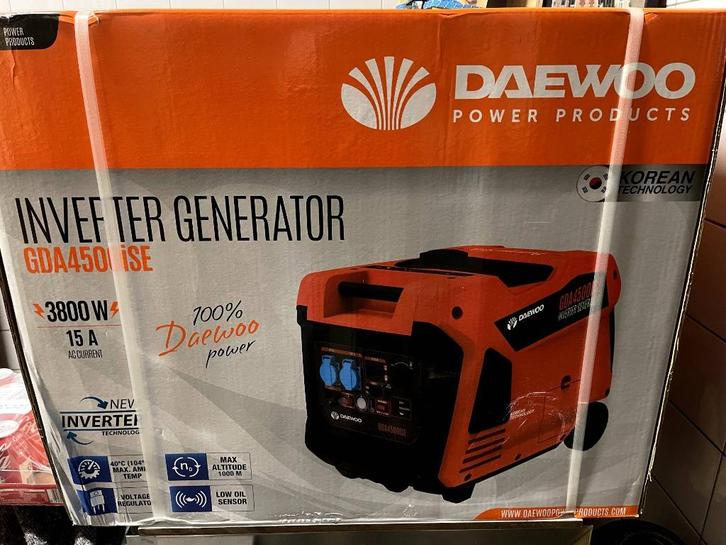 (Nood) generator, aggregaat Geluidsarm geisoleerd, Doe-het-zelf en Verbouw, Aggregaten, Nieuw, Benzine, Minder dan 5 kVA, Elektrisch startend