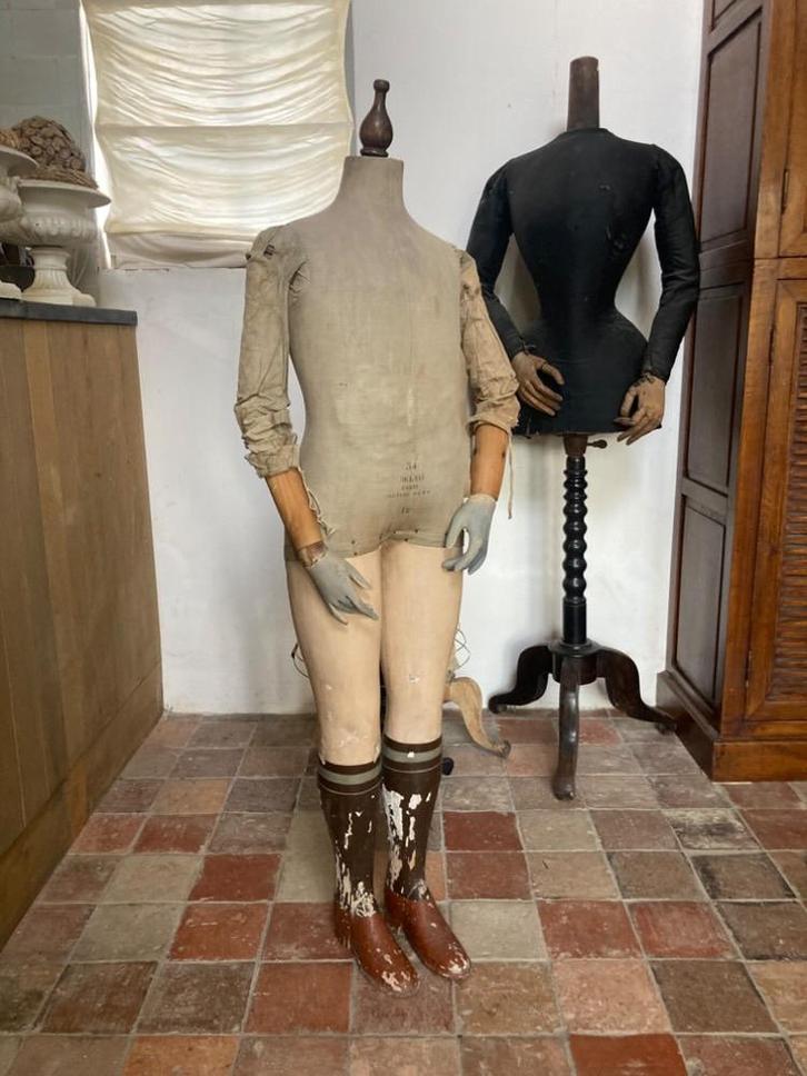 Antieke Stockman Napoleon Paspop met Armen, Antiek en Kunst, Antiek | Overige Antiek, Ophalen of Verzenden